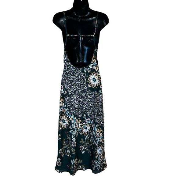 Intimately Free People Your Better Side Midi Slip Dress in Rosemary Combo - Picture 14 of 15